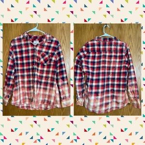 Upcycled Field and stream xl flannel that’s been bleached great condition
